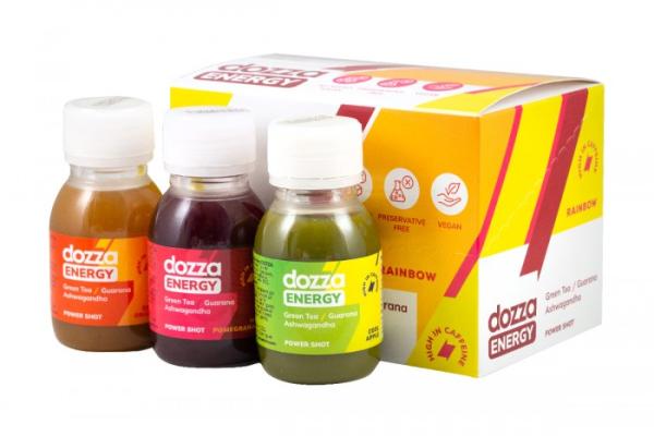 Ovocné energetické drinky - mix, DOZZA, 6 ks