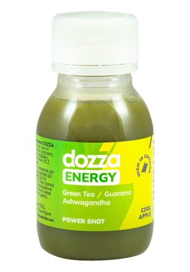 Ovocný energetický drink Cool apple, DOZZA, 60 ml